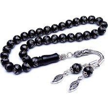 Tesbih Rüyası Gümüş Piramit Işlemeli Gürcistan Oltu Tesbih Evet