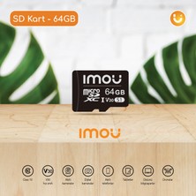 IMOU 64 GB Micro SDXC Hafıza Kartı / Class 10,U3,V30 - Video Kayıt Ekipmanlarıyla Uyumlu (ST2-64-S1)