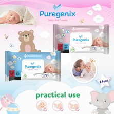 Puregenix Bebek Islak Mendili 24x 72'li Paket