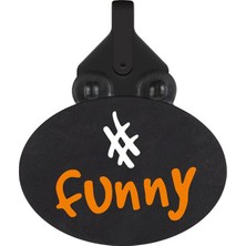Shoe Monster Funny Siyah Charm Ayakkabı Aksesuarı