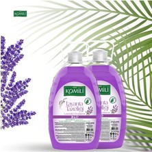 Komili Lavanta 3 lt + Badem Sütü 3 lt  Sıvı Sabun 4'lü Avantaj Set