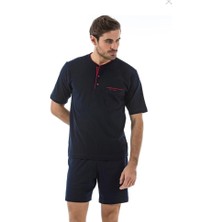 Pierre Cardin 5370 Pijama Şort 3 Lü Damat Çeyiz Seti