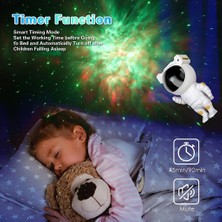 Laxsam Yeni Taşınabilir Astronot Görünüm Ayarlanabilir Projeksiyon Gece Lambası Kumandalı