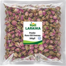 Laraska Tomurcuk Gül - Kuru Gül Goncası (Gül Çayı) - Pembe 100g