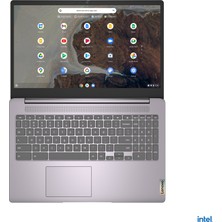 Lenovo Ideapad 3 ChromeBook Intel Celeron N4500 8GB 64GB eMMC ChromeOS 15.6" FHD Taşınabilir Bilgisayar 82N4003QTK