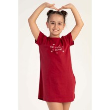 Vienetta Pamuklu Kız Çocuk Kısa Kol Gecelik