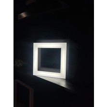 TekwaT Kare Lineer Armatür 40X40 (Cri>95) 4000 Kelvin Beyaz Kasa