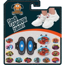 Shoe Monster Siyah - Mavi Yami Ayakkabı Aksesuarı