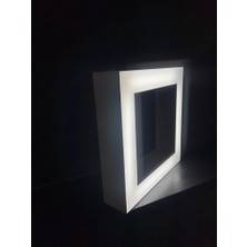 TekwaT Kare Lineer Armatür 40X40 (Cri>95) 4000 Kelvin Siyah Kasa