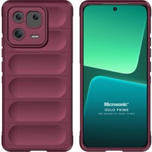 Microsonic Xiaomi Mi 13 Pro Kılıf Oslo Prime Bordo