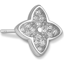 Joy of Jade Antares Küpe 1 Mikron Rodyum Kaplama (925 Ayar Gümüş Üzerine) Zirkonyum