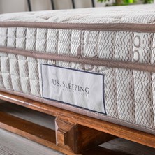 Us. Sleeping Full Ortopedik Optimum Bamboo Yaylı Yatak (19Cm) 90X200