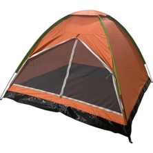 Depo Deco Csa 4 Kişilik Turuncu Kamp Çadırı 200 x 200 x 135 cm Su Geçirmez Özellikli Kolay Kurulum
