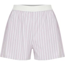 ROMAN Çizgili Şort Lila Y2312602_017