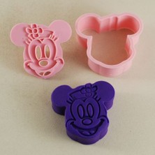 Parti Vitrini Mickey Minnie Mouse Plastik Kalıp Seti