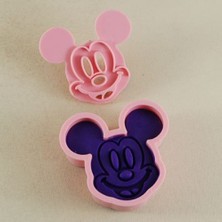 Parti Vitrini Mickey Minnie Mouse Plastik Kalıp Seti