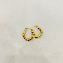 CK Accessories Çelik Gold Tasarım Küpe