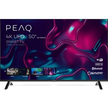 Peaq PQ50FMN403 50" 127 Ekran Uydu Alıcılı 4K Ultra HD Smart LED TV