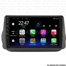 Myway Fiat Fiorino Android 12 Kablosuz Carplay Navigasyon Multimedya Ekran Teyp - MY-0609W-FİAT Fiorino