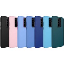 MRC İletişim Xiaomi Redmi Note 8 Pro Kılıf Metal Çerçeve ve Buton Tasarımlı Silikon  Luna Kapak