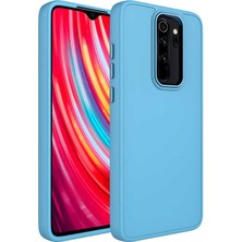 MRC İletişim Xiaomi Redmi Note 8 Pro Kılıf Metal Çerçeve ve Buton Tasarımlı Silikon  Luna Kapak