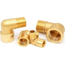 BH Büyük Hidrolik 1/8 Sarı Kuyruklu Dirsek