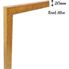 mixefor Puzzle Çerçevesi 1000 Parça Ölçü 66CM x 48CM  Ön Yüzey Kırılmaz Antireflektif Arka Yüzey Ahşap Mdf