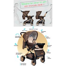 Baby Home BH-780 Gold Zigi Çift Yönlü Bebek Arabası