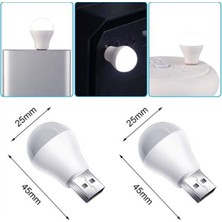 Gaman Ampul Tasarımlı Taşınabilir Mini USB LED Işık Lamba Gece Lambası Tüm USB Girişleriyle Uyumlu