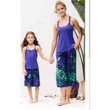 Blackspade CATHERINE'S-1261-KIZ Çocuk Ince Askılı Pijama Takımı-Mor