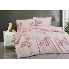 Menderes Home Cotton Collection Ranforce Çift Kişilik Nevresim Takımı Pale Mauve