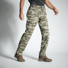 Decathlon Solognac Erkek Pantolon - Avcılık Ve Doğa Gözlemi - Kamuflaj Desenli / Yeşil - 100 Camo