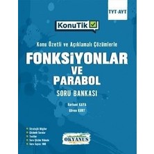 Okyanus Yayınları YKS TYT AYT Fonksiyonlar ve Parabol Konutik Konu Özetli Soru Bankası