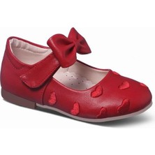 Sanbe 304 V 5701 18-20 Kız Çocuk Babet Kırmızı