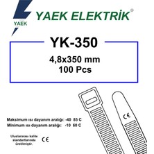 Yaek Elektrik Kablo Bağı 4,8 x 350