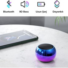 Taştan Ticaret Portatif Taşınabilir Bass Ses Topu Bombası Mini Kablosuz Wireless