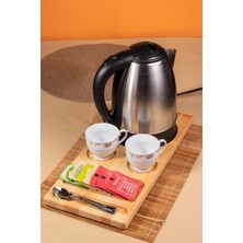 Makro Ev 5 Li Kettle Sunum Tepsisi , Otel Sunum Tepsi , Karşılama Sunumluk, Fincan Çay Altlığı,Hotel Sunum, Ketıl Sunumluk