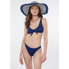 Mavi Kadın Dokulu Lacivert Bikini Üstü 1910490-30717