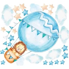 Kt Grup Balonlu Aslan Priz Sticker Seti