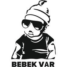 Habune Arabada Bebek Var Stıcker