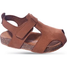Sanbe 510 V 2001 21-25 Erkek Deri Sandalet Tarçın