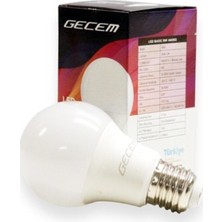 Gecem 9W LED Ampul 10'lu