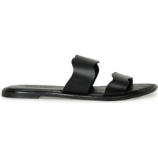 Nine West FEUY 3FX Siyah Kadın Düz Terlik