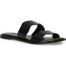 Nine West FEUY 3FX Siyah Kadın Düz Terlik