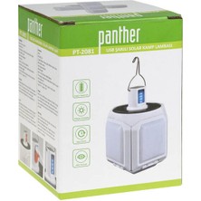 Panther PT-2081 USB Şarjlı Solar Kamp Lambası