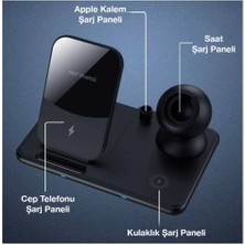 Coofbe Masaüstü Telefon Şarj Istasyonu Kalem Kulaklık Saat Telefon Şarjı Iphone Şarj Watch Şarj