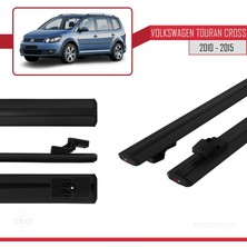 AccessoryPart Volkswagen Touran Cross 2010-2015 Arası ile Uyumlu Basıc Model Ara Atkı Tavan Barı Siyah