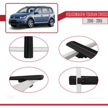 AccessoryPart Volkswagen Touran Cross 2010-2015 Arası ile Uyumlu Basıc Model Ara Atkı Tavan Barı Siyah