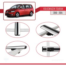 AccessoryPart Volkswagen Touran 2010-2015 Arası ile Uyumlu Basıc Model Ara Atkı Tavan Barı Gri