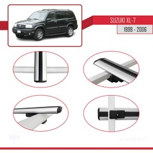 AccessoryPart Suzuki Xl-7 1999-2006 Arası ile Uyumlu Basıc Model Ara Atkı Tavan Barı Gri